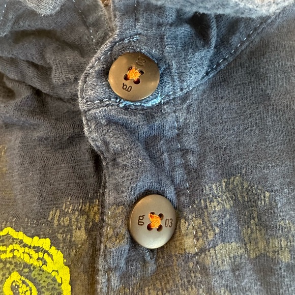 6/20$ blue toddler dinosaur theme polo size 3T - Picture 6 of 7